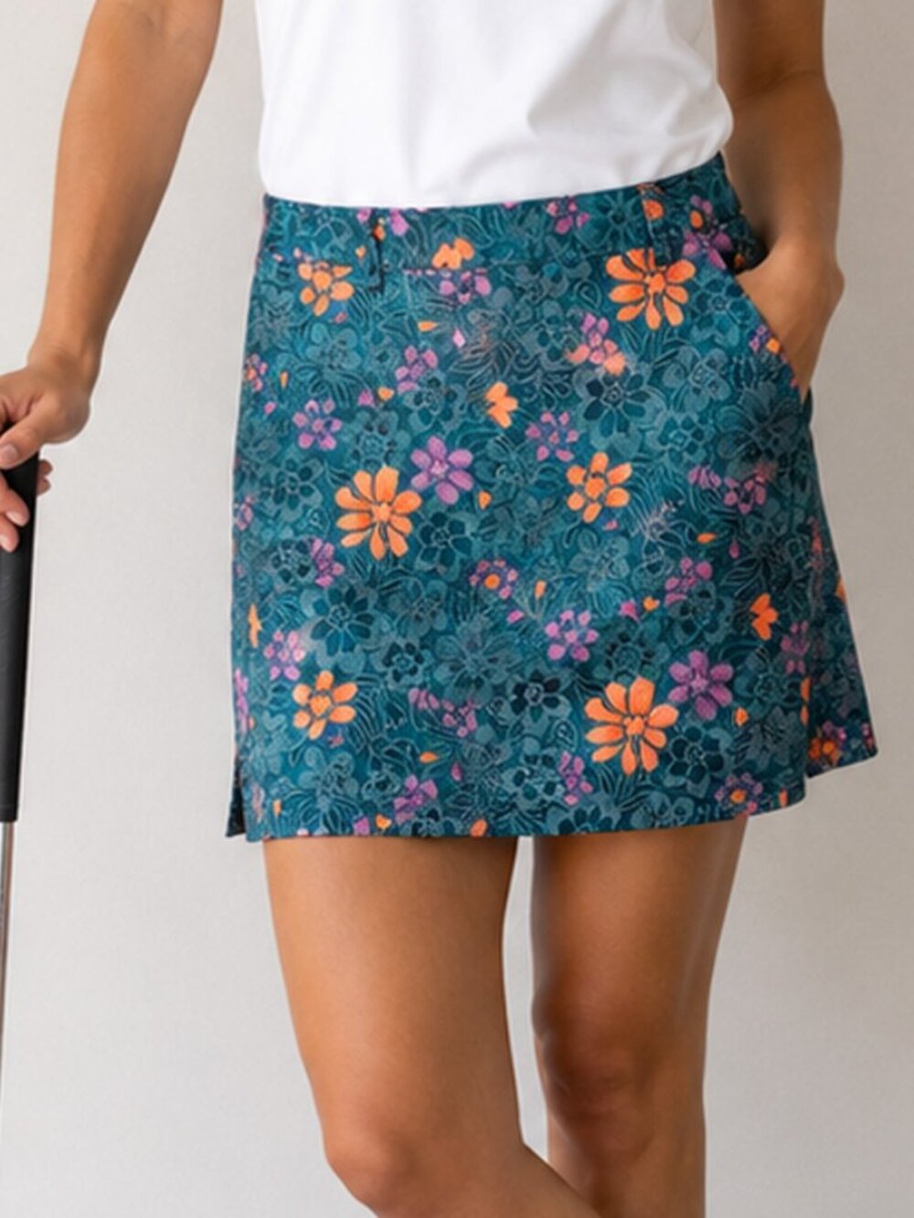 Play Dry by Greg Norman Floral Golf Skort